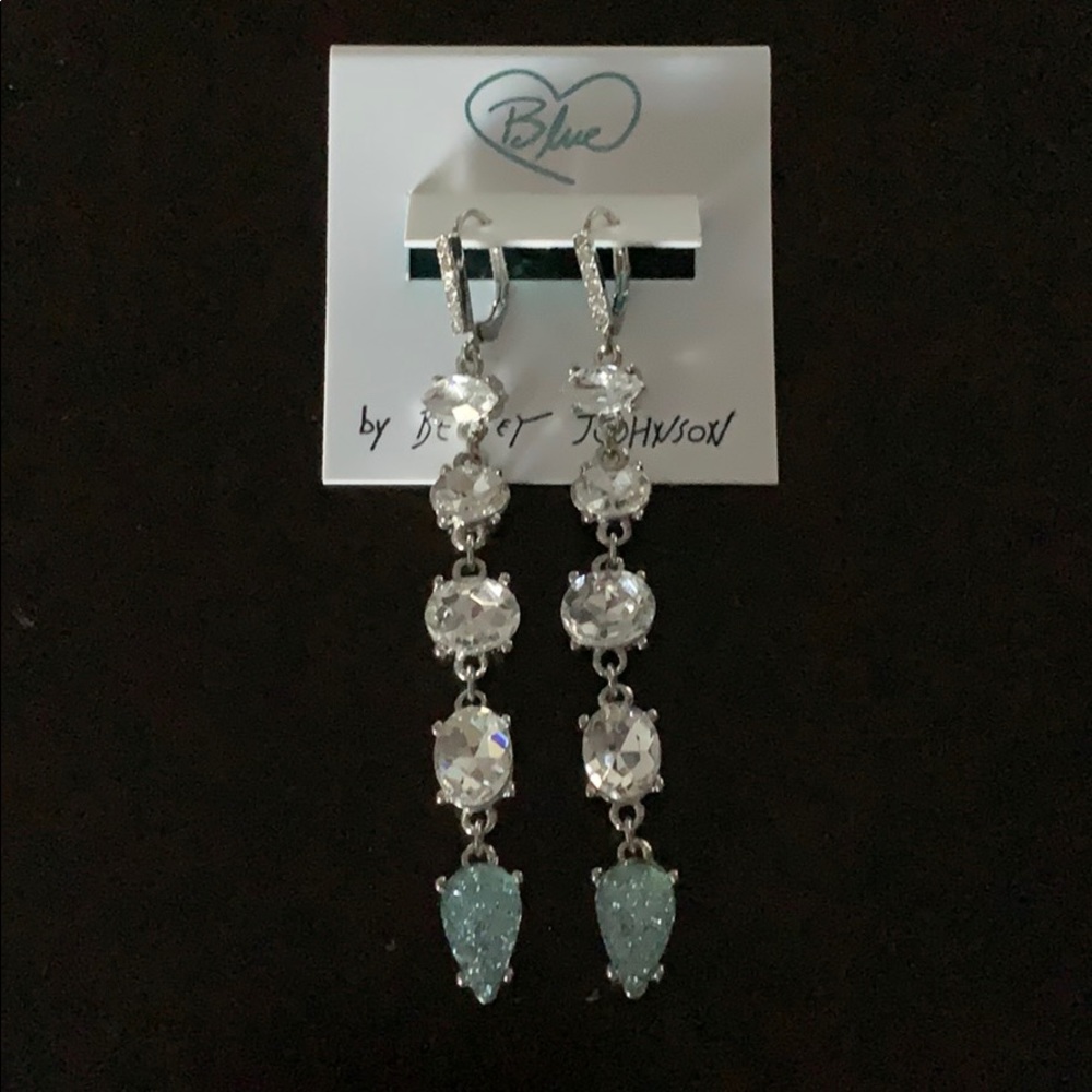 Betsey Johnson Blue earrings